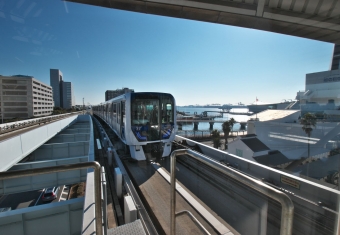 東京国際クルーズターミナル駅から新橋駅の乗車記録(乗りつぶし)写真