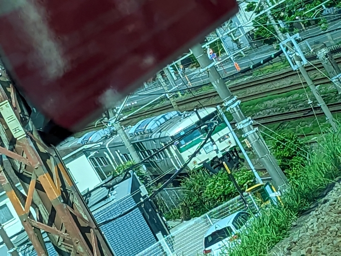 鉄道乗車記録の写真:車窓・風景(2)        「185系！？」