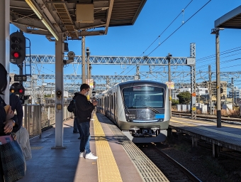小田原駅から海老名駅の乗車記録(乗りつぶし)写真