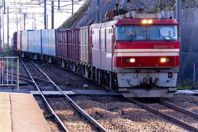 鉄道乗車記録の写真:列車・車両の様子(未乗車)(1)        「道南いさりび鉄道の主な収入源は
JR貨物の線路使用料だ。
北海道の物流の要だ。」