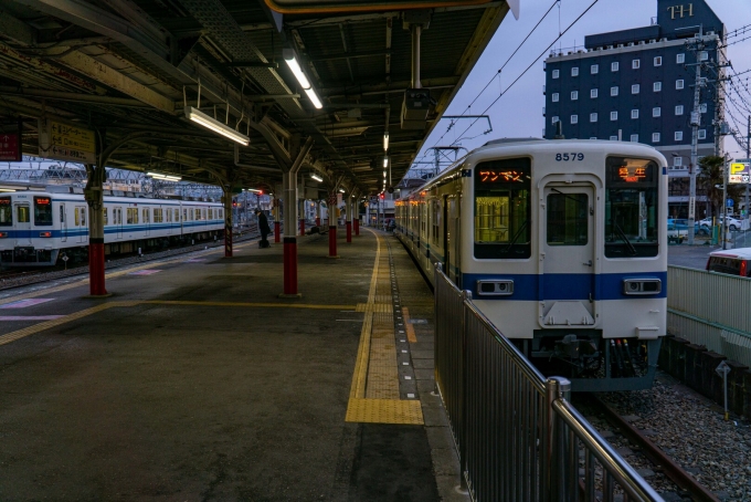 鉄道乗車記録の写真:乗車した列車(外観)(2)        「モハ8500
8000系8500型
8579編成」