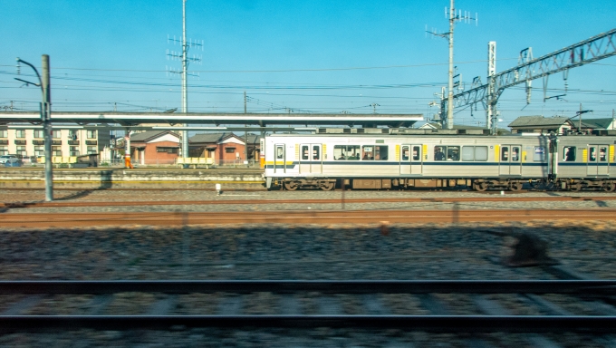 鉄道乗車記録の写真:車窓・風景(7)        「栗橋駅手前で
東武日光線と一時並走。」