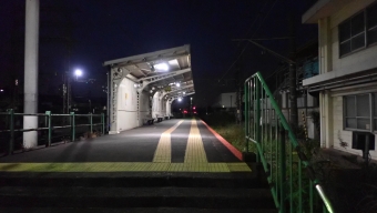扇町駅から安善駅の乗車記録(乗りつぶし)写真