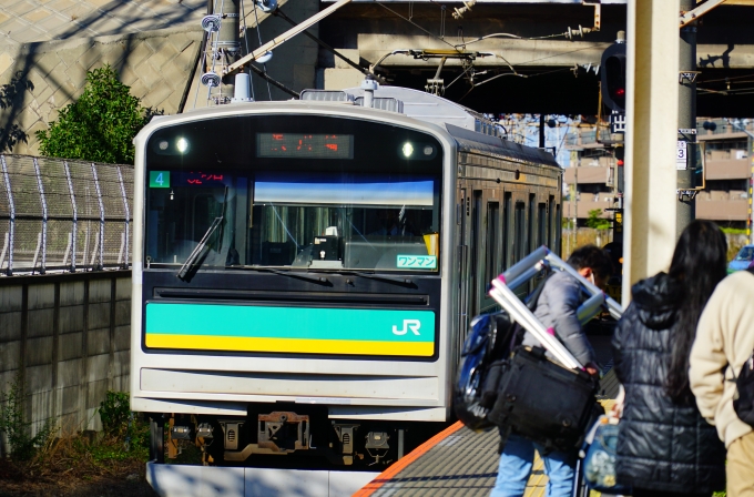 鉄道乗車記録の写真:駅舎・駅施設、様子(2)        「クモハ205-1003
205系 ワ4編成」
