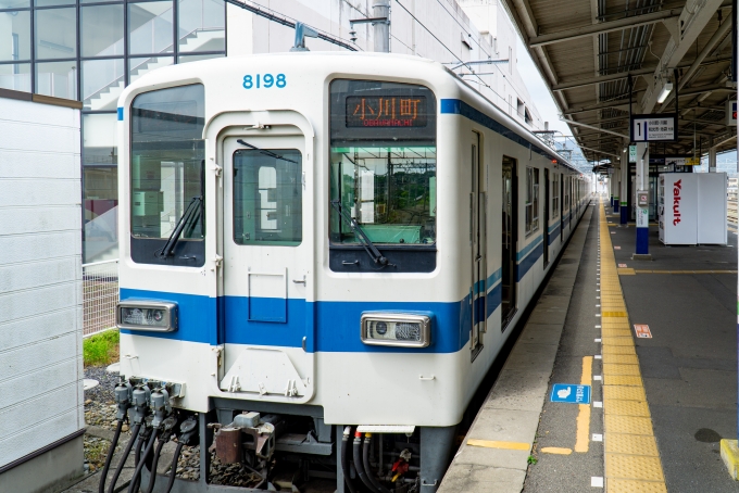 鉄道乗車記録の写真:乗車した列車(外観)(1)        「8198
東武8000系 8198F編成」
