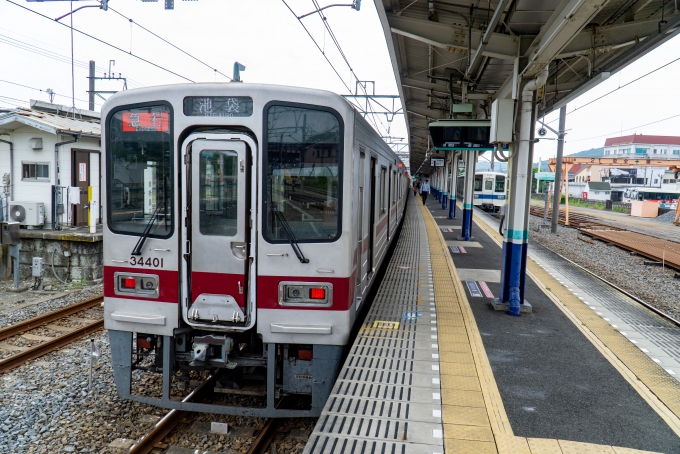 鉄道乗車記録の写真:乗車した列車(外観)(1)        「34401
東武30000系 31601F編成
越生線に乗るために
坂戸駅へ。」