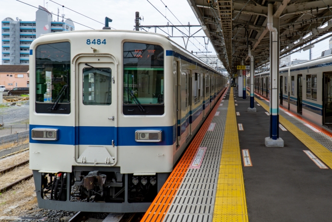 鉄道乗車記録の写真:乗車した列車(外観)(2)        「8484
東武8000系 8184F編成」