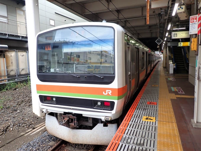 鉄道乗車記録の写真:乗車した列車(外観)(2)        「クハ209-3501
209系 51編成 」