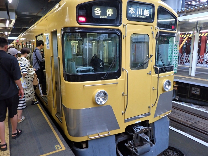 鉄道乗車記録の写真:乗車した列車(外観)(2)        「2513
西武2000系 2513F編成 」