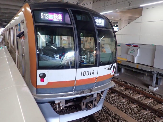 鉄道乗車記録の写真:乗車した列車(外観)(2)        「10014
東京メトロ10000系 10114F編成」