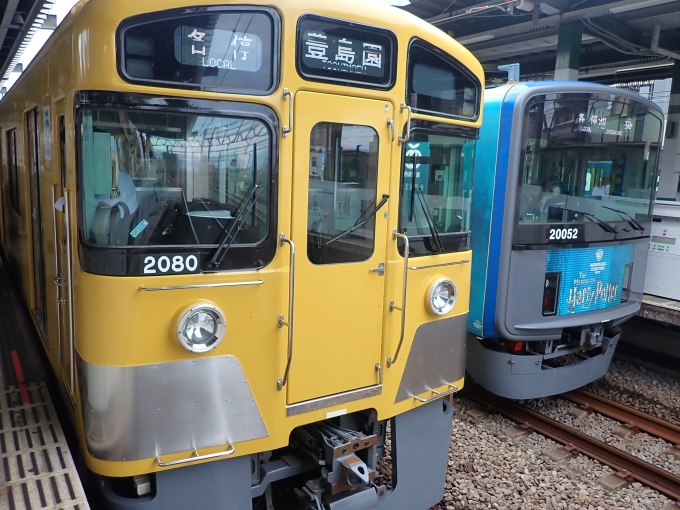 鉄道乗車記録の写真:乗車した列車(外観)(1)        「2080
西武2000系 2079F編成 」