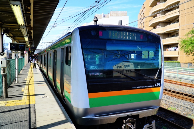 鉄道乗車記録の写真:乗車した列車(外観)(2)        「クハE233-3530
E233系 U230編成」
