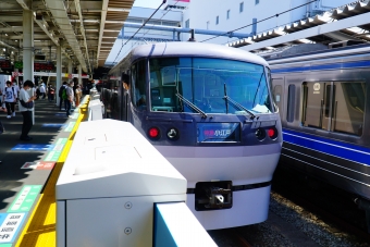 所沢駅から西武新宿駅の乗車記録(乗りつぶし)写真