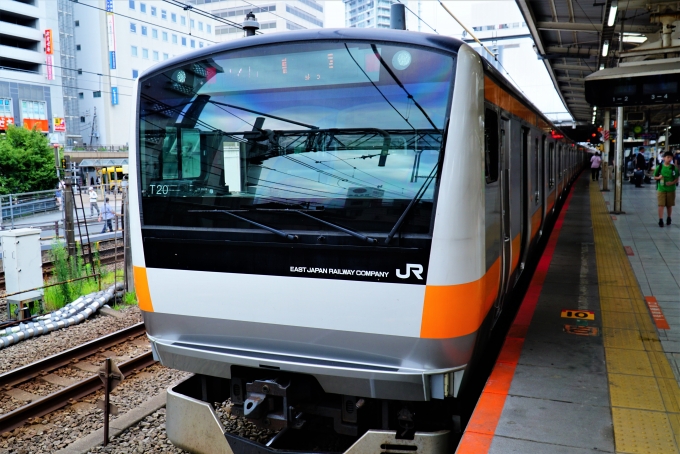 鉄道乗車記録の写真:乗車した列車(外観)(2)        「クハE233-20
E233系 T20編成」