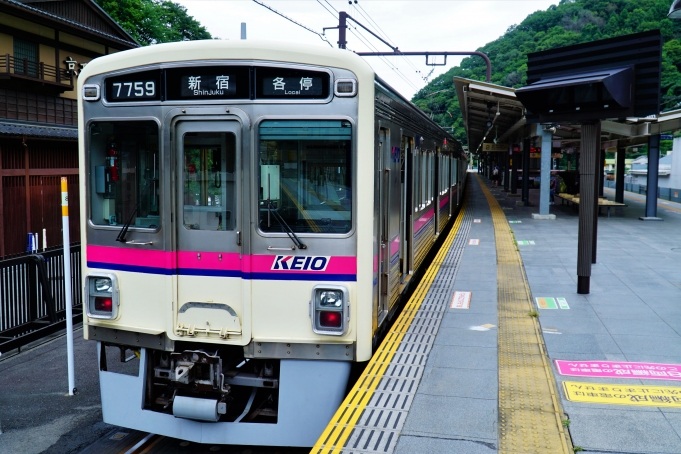鉄道乗車記録の写真:乗車した列車(外観)(2)        「7759
京王7000系 7709F編成」