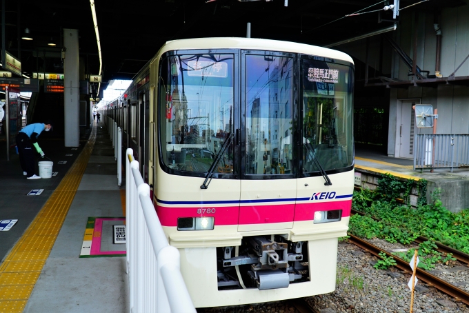 鉄道乗車記録の写真:乗車した列車(外観)(2)        「8780
京王8000系 8730F編成」