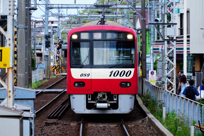 鉄道乗車記録の写真:乗車した列車(外観)(1)          「1089
京急1000形 1089F編成」