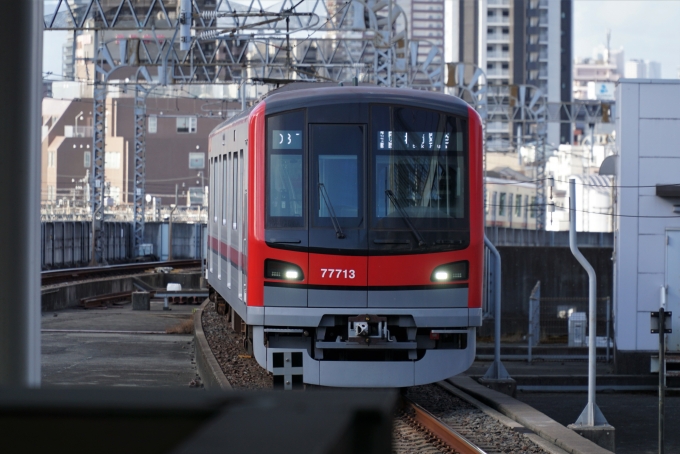 鉄道乗車記録の写真:乗車した列車(外観)(1)        「77713
東武70000系 71713F編成」