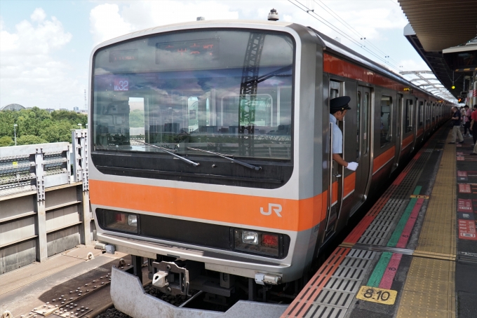 鉄道乗車記録の写真:乗車した列車(外観)(2)        「クハE231-13
E231系 MU32編成」