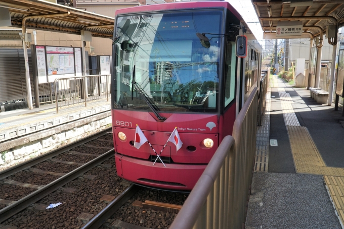 鉄道乗車記録の写真:乗車した列車(外観)(2)        「8801
東京都交通局 8801」