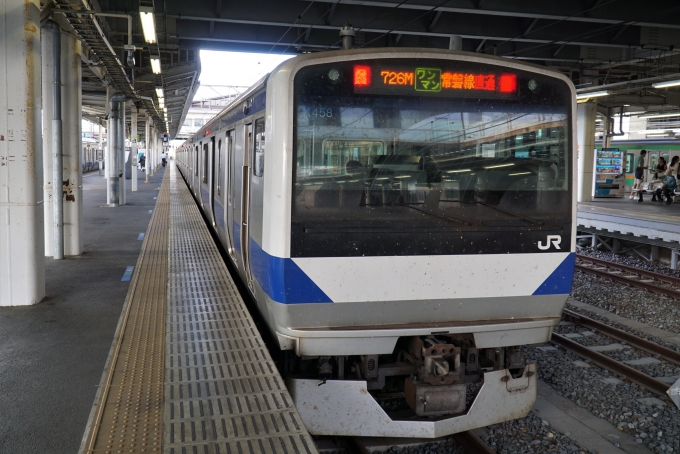 鉄道乗車記録の写真:乗車した列車(外観)(1)        「クハE530-2008
E531系 K458編成」