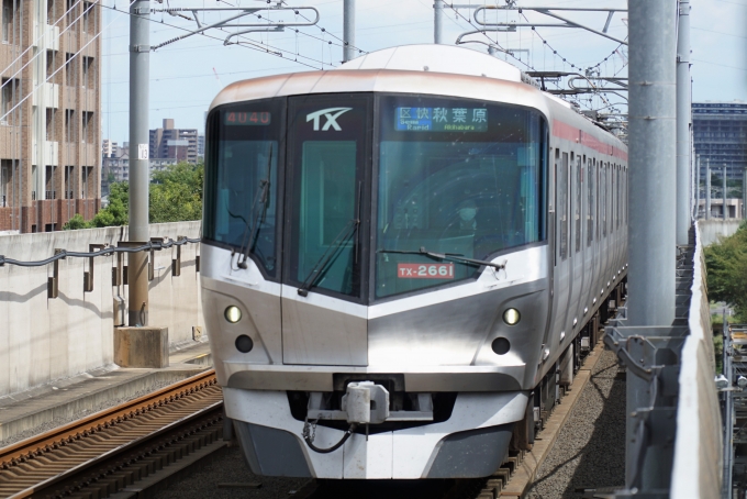 鉄道乗車記録の写真:乗車した列車(外観)(1)          「TX-2661
TX-2000系 TX-2161F編成」
