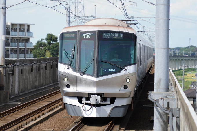 鉄道乗車記録の写真:乗車した列車(外観)(1)        「TX-1104
TX-1000系 TX-1104F編成」
