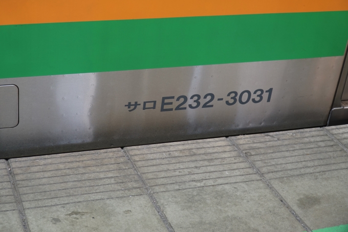 鉄道乗車記録の写真:乗車した列車(外観)(2)     「サロE232-3031
E233系 U631編成」