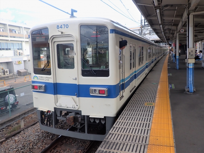 鉄道乗車記録の写真:乗車した列車(外観)(2)        「8470
東武8000系電車」