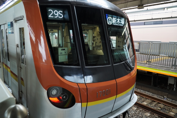 鉄道乗車記録の写真:乗車した列車(外観)(2)        「17001
東京メトロ17000系電車」