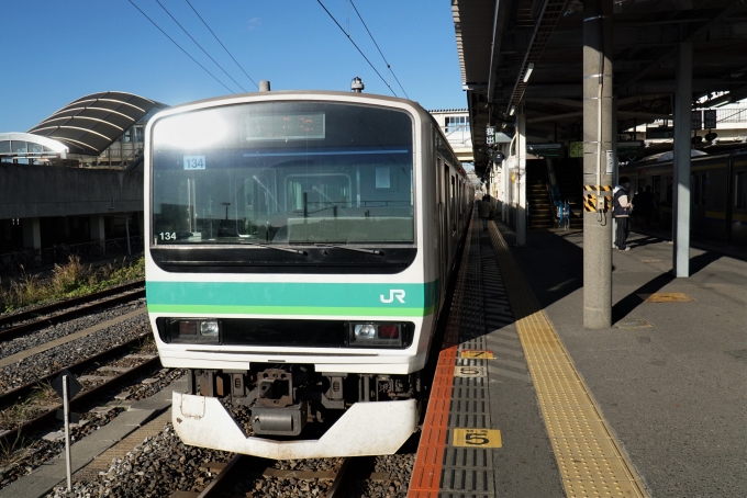 鉄道乗車記録の写真:乗車した列車(外観)(2)     「JR東日本 クハE231-71
E231系 134編成」