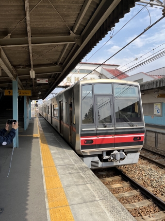 栄町駅から守山自衛隊前駅の乗車記録(乗りつぶし)写真