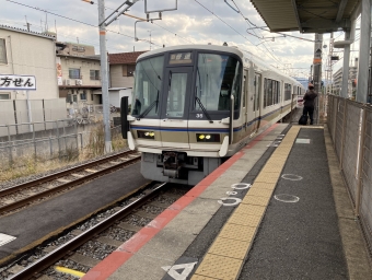 黄檗駅から京都駅の乗車記録(乗りつぶし)写真