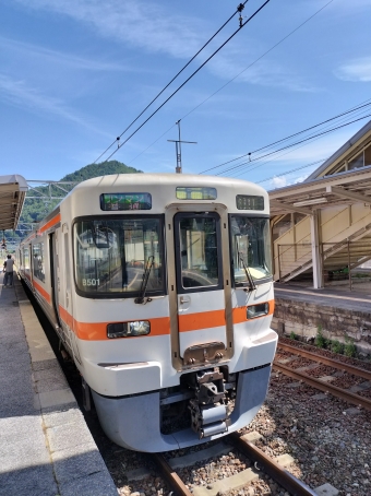 塩尻駅から中津川駅の乗車記録(乗りつぶし)写真