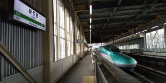 盛岡駅から新花巻駅の乗車記録(乗りつぶし)写真