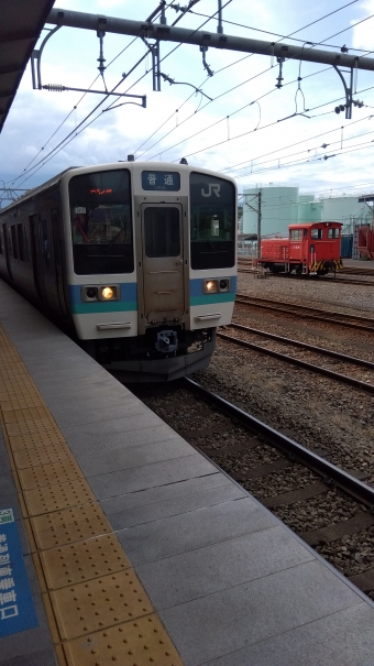 竜王駅から新宿駅の乗車記録(乗りつぶし)写真