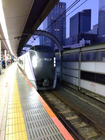東京駅から竜王駅の乗車記録(乗りつぶし)写真