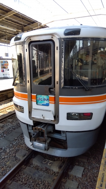 甲府駅から静岡駅の乗車記録(乗りつぶし)写真