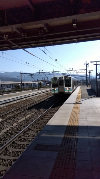 竜王駅から小淵沢駅の乗車記録(乗りつぶし)写真