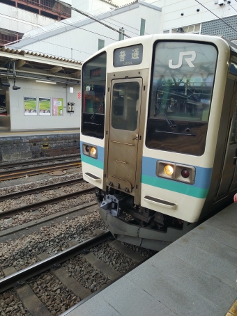 清里駅から甲府駅の乗車記録(乗りつぶし)写真