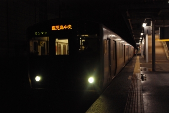 川内駅から鹿児島中央駅の乗車記録(乗りつぶし)写真