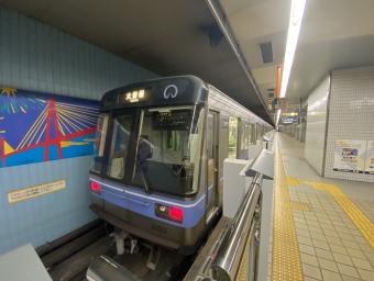 金山駅から名古屋港駅の乗車記録(乗りつぶし)写真