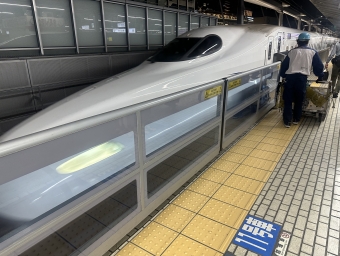 東京駅から広島駅の乗車記録(乗りつぶし)写真