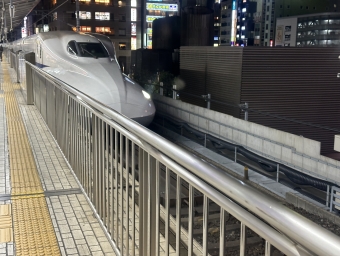 名古屋駅から広島駅の乗車記録(乗りつぶし)写真