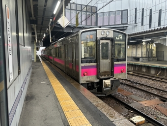 弘前駅から大館駅の乗車記録(乗りつぶし)写真