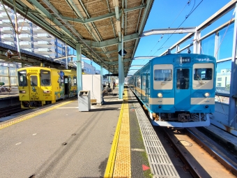 唐津駅から鍋島駅の乗車記録(乗りつぶし)写真