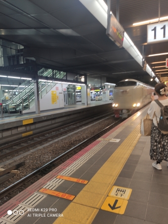 大阪駅から熱海駅の乗車記録(乗りつぶし)写真