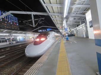 福山駅から新大阪駅の乗車記録(乗りつぶし)写真