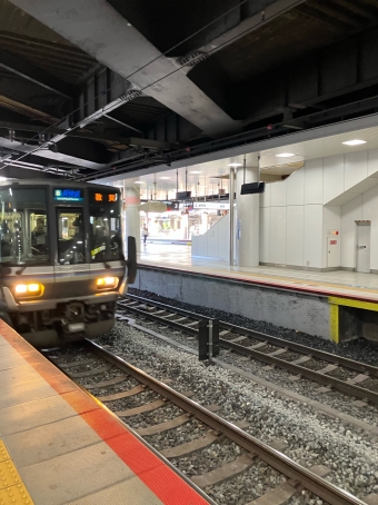 新大阪駅から近江今津駅の乗車記録(乗りつぶし)写真