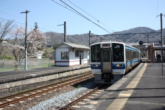 岡山駅から備中川面駅の乗車記録(乗りつぶし)写真